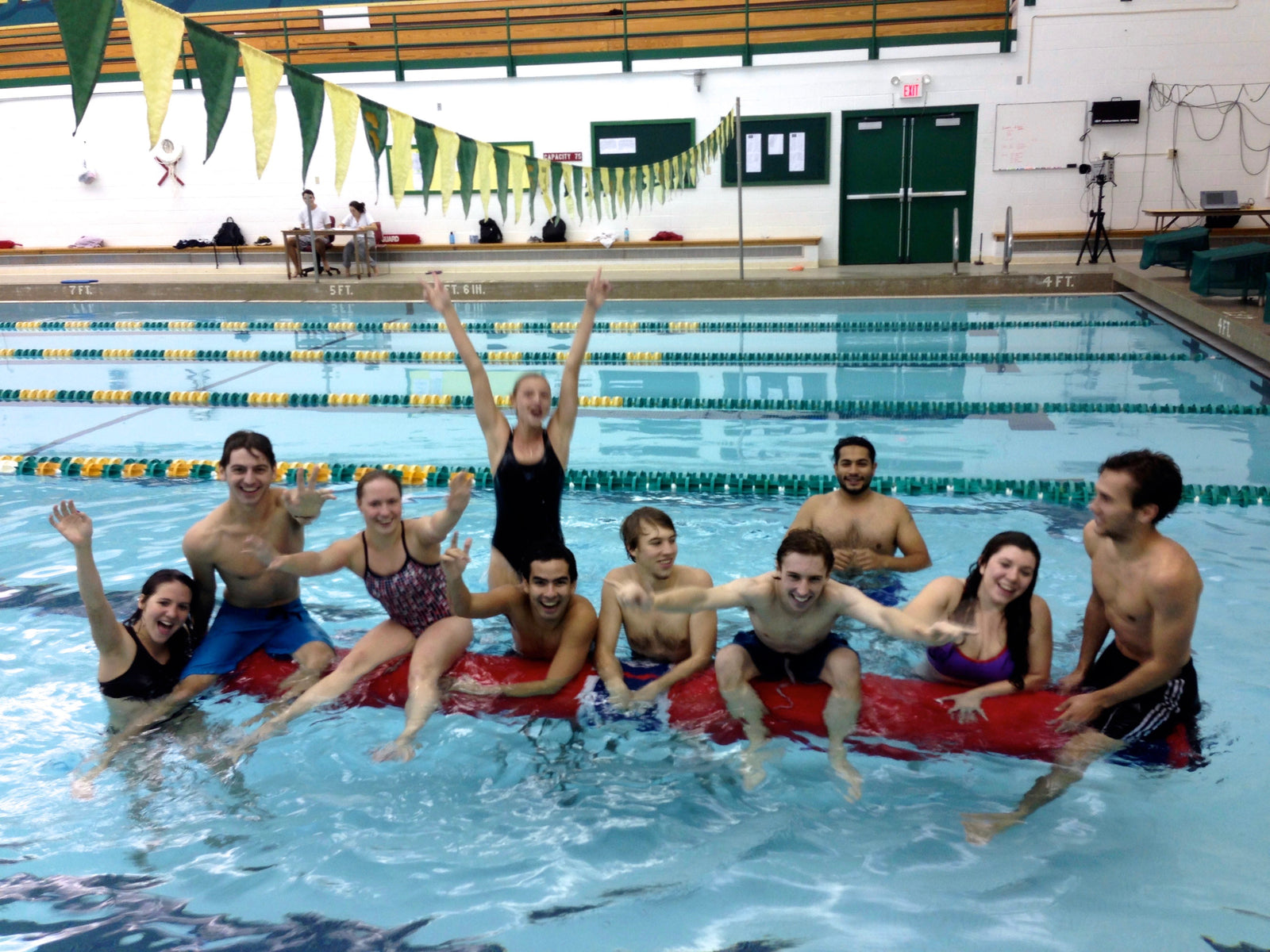 Log rolling in college!