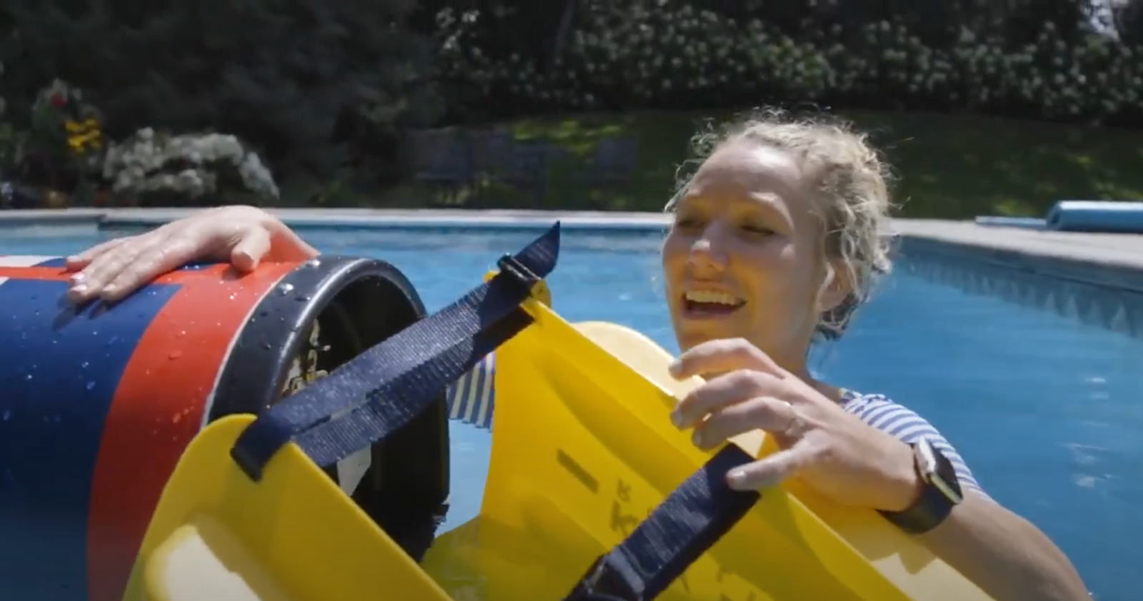 How to Put on Training Fins & Deep Water Start