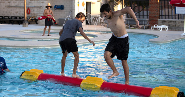 Log Roll Pool Rider Run Your Own Collegiate Log Rolling Tournament - Key Log Rolling