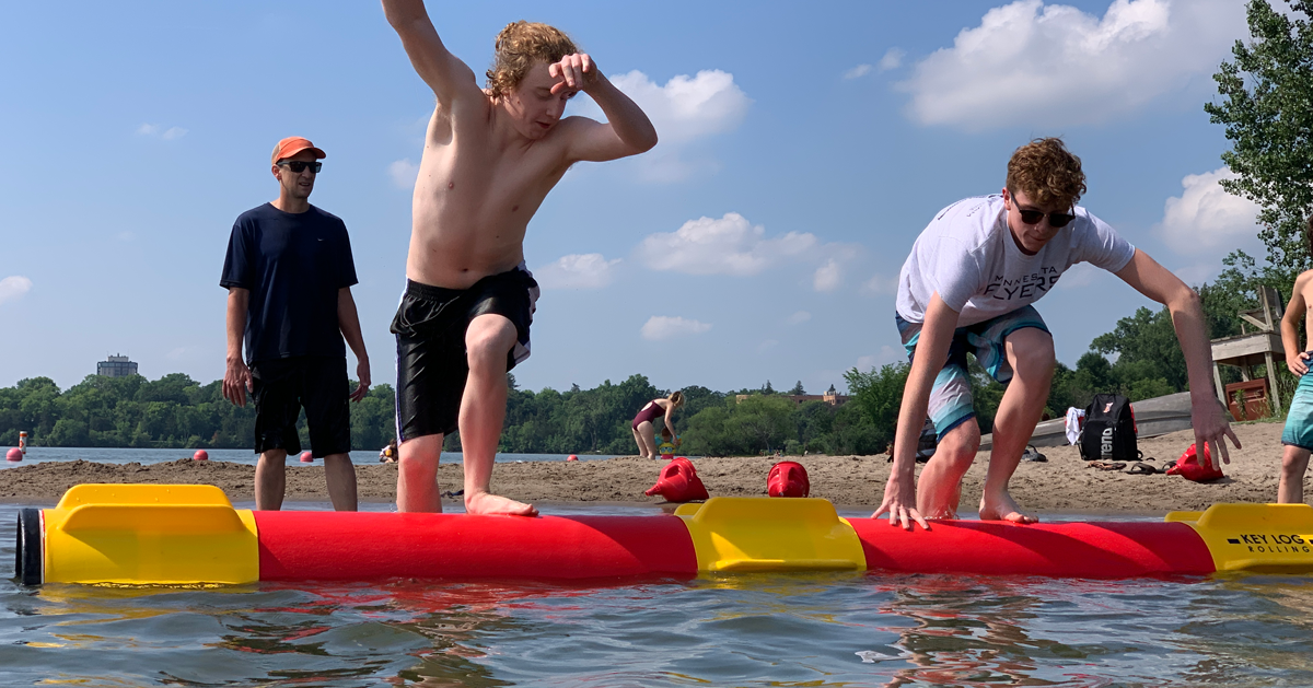 Jason’s Kids Got Him Hooked On Log Rolling