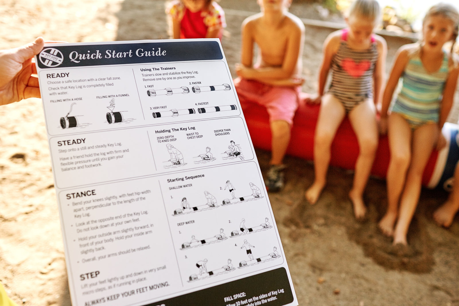 Onsite Learn & Lead Log Rolling™ Staff Training Workshop (up to 6 staff) - Key Log Rolling