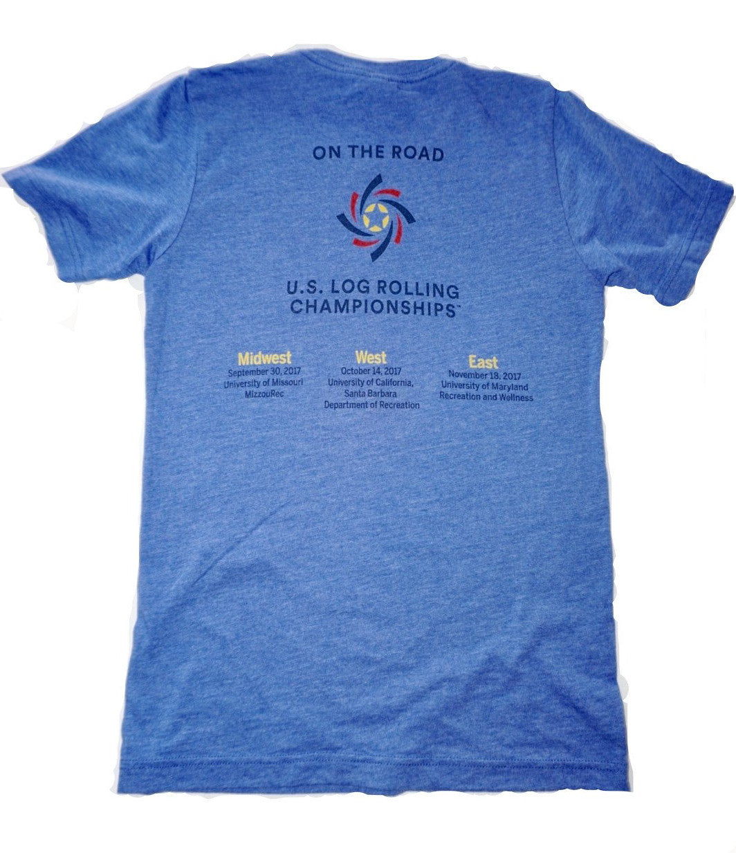 Key Log Rolling Collegiate Series Collector's Tee - Key Log Rolling