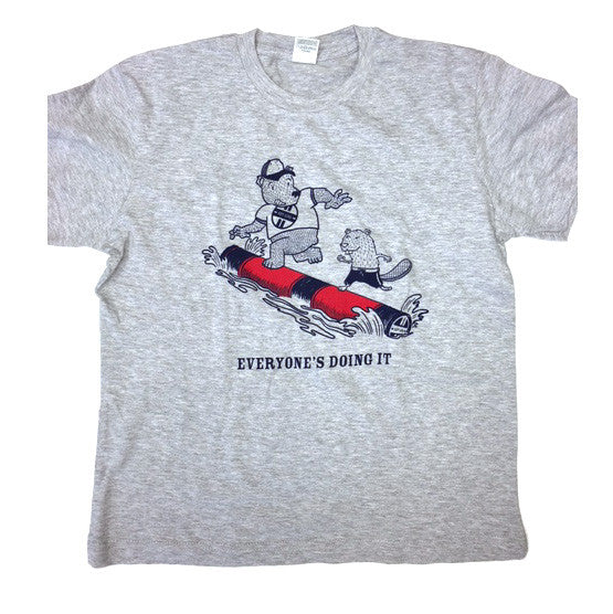 Key Log Kids Bear & Beaver T-Shirt - Key Log Rolling